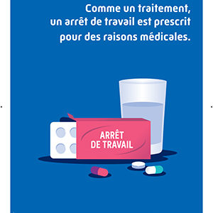Affiche Arrêt de travail
