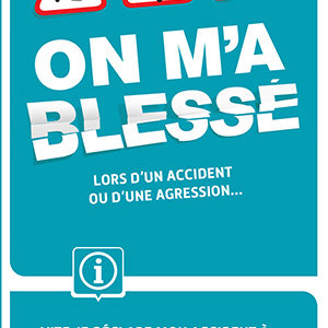 Dépliant On m'a blessé