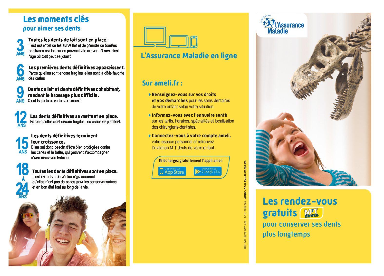 Dépliant MT dents