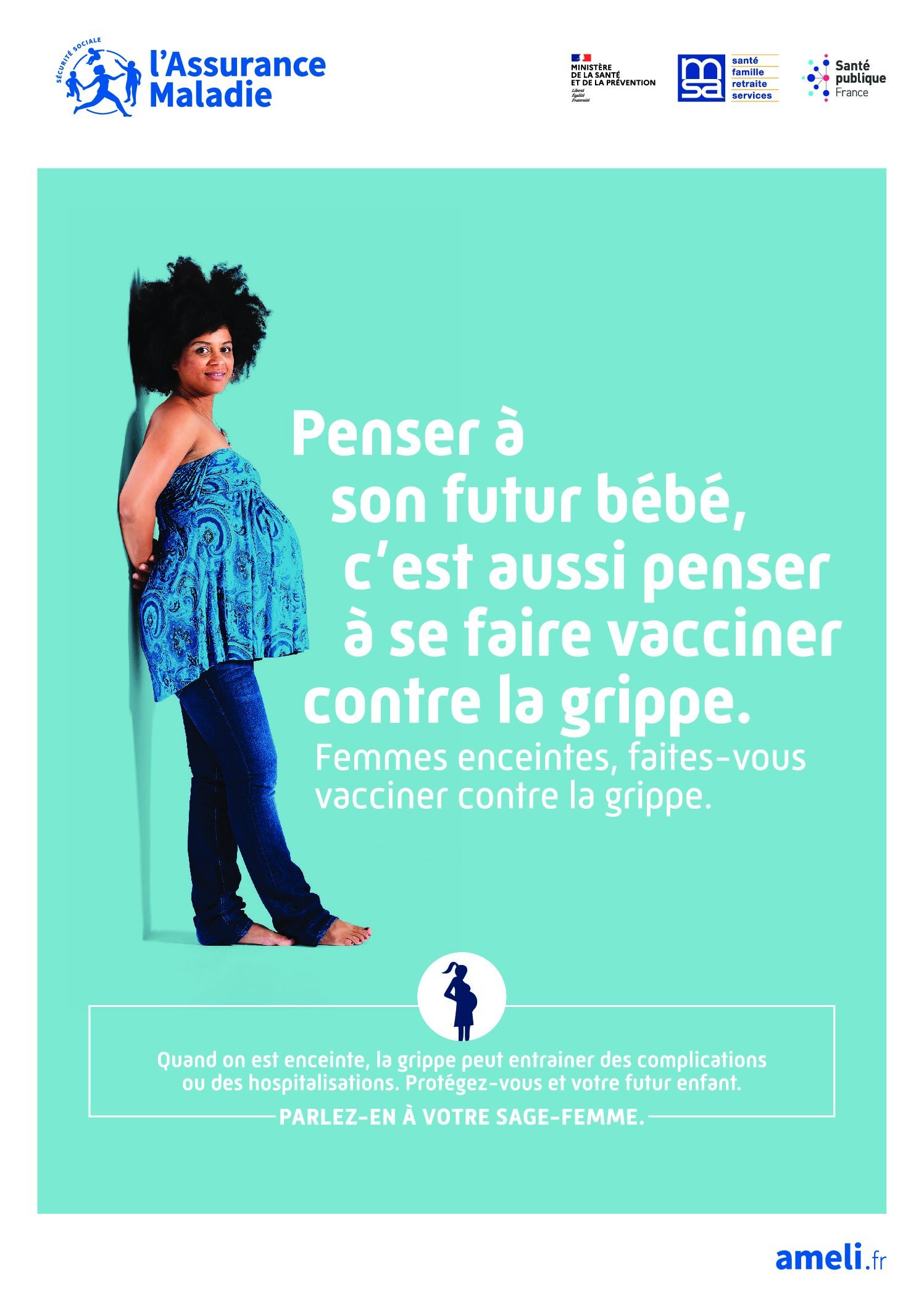 Affiche Vaccination Femmes Enceintes
