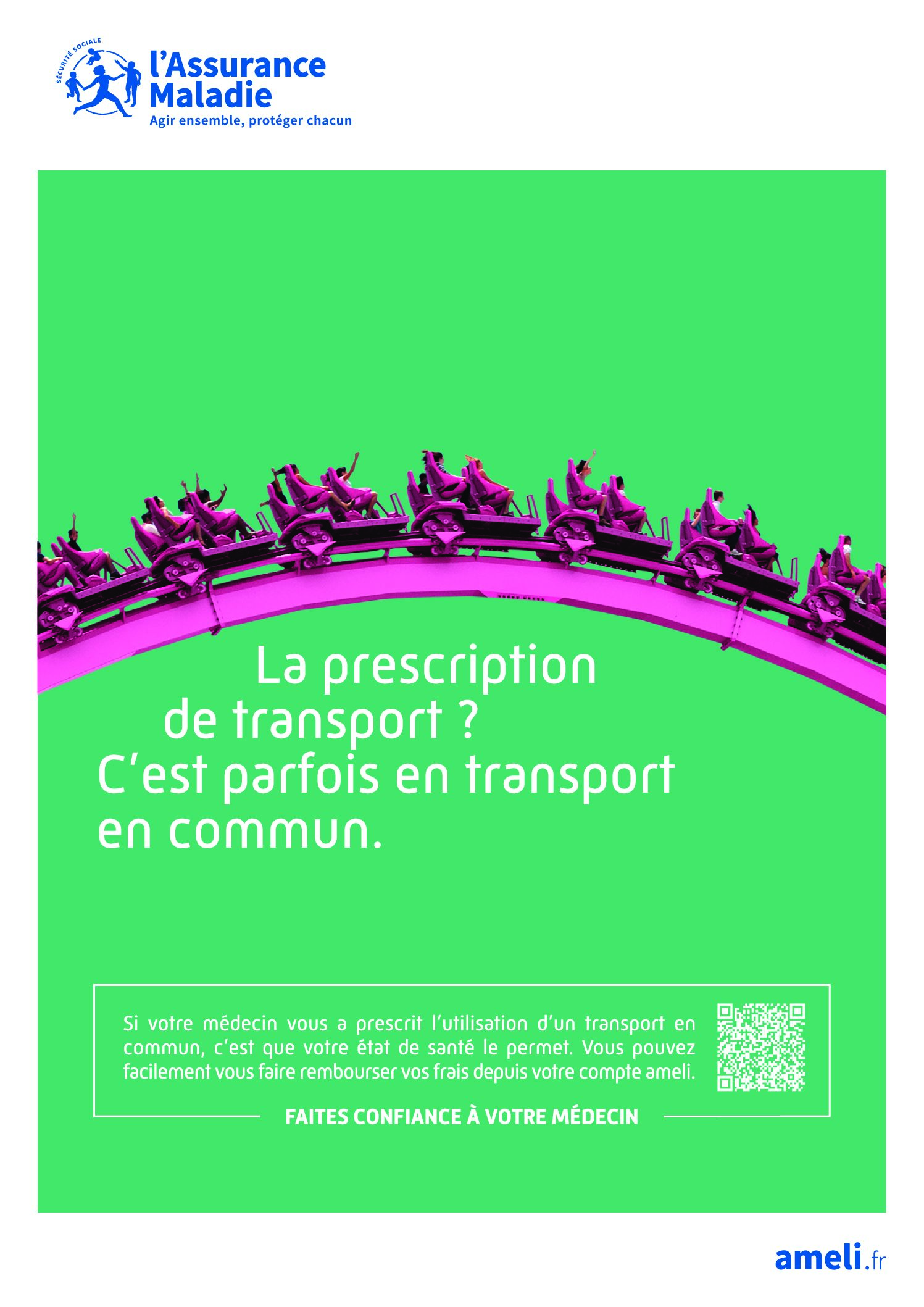 La prescription de transport ? C'est parfois en transport en commun.